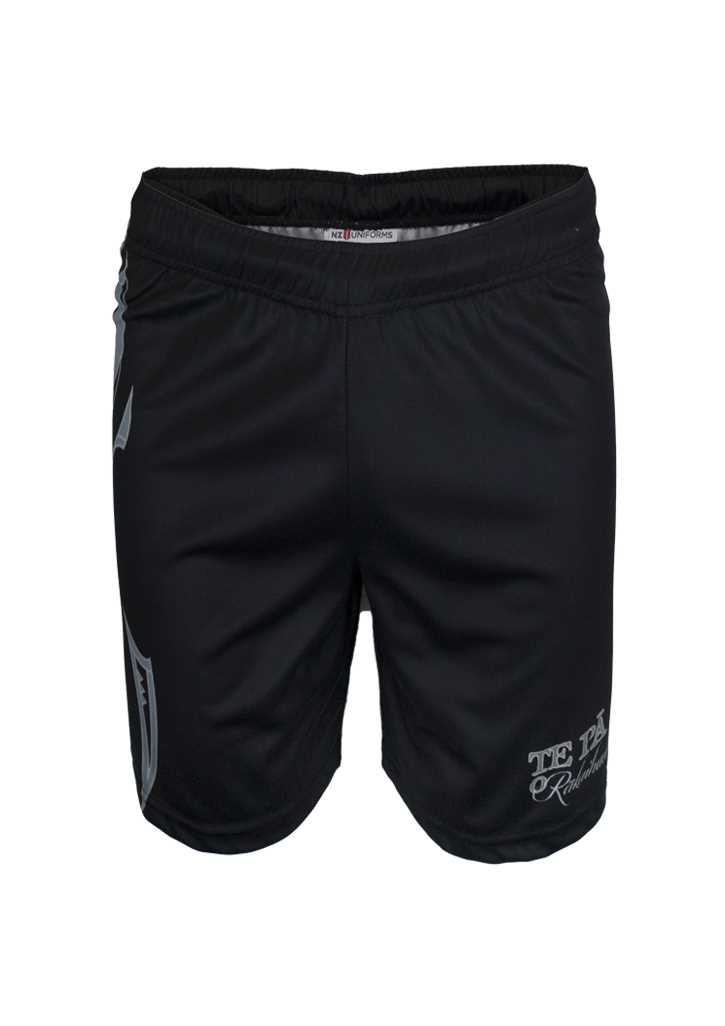 Te Pa o Rakaihautu Te Waka Uruao Short Black/Silver